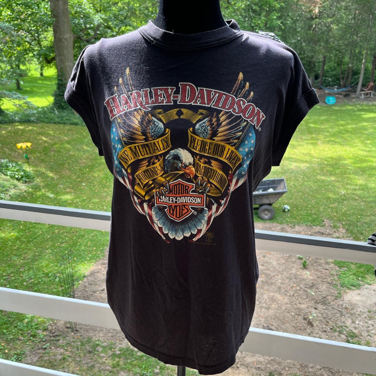 Harley Davidson Women's T-shirt | Depop