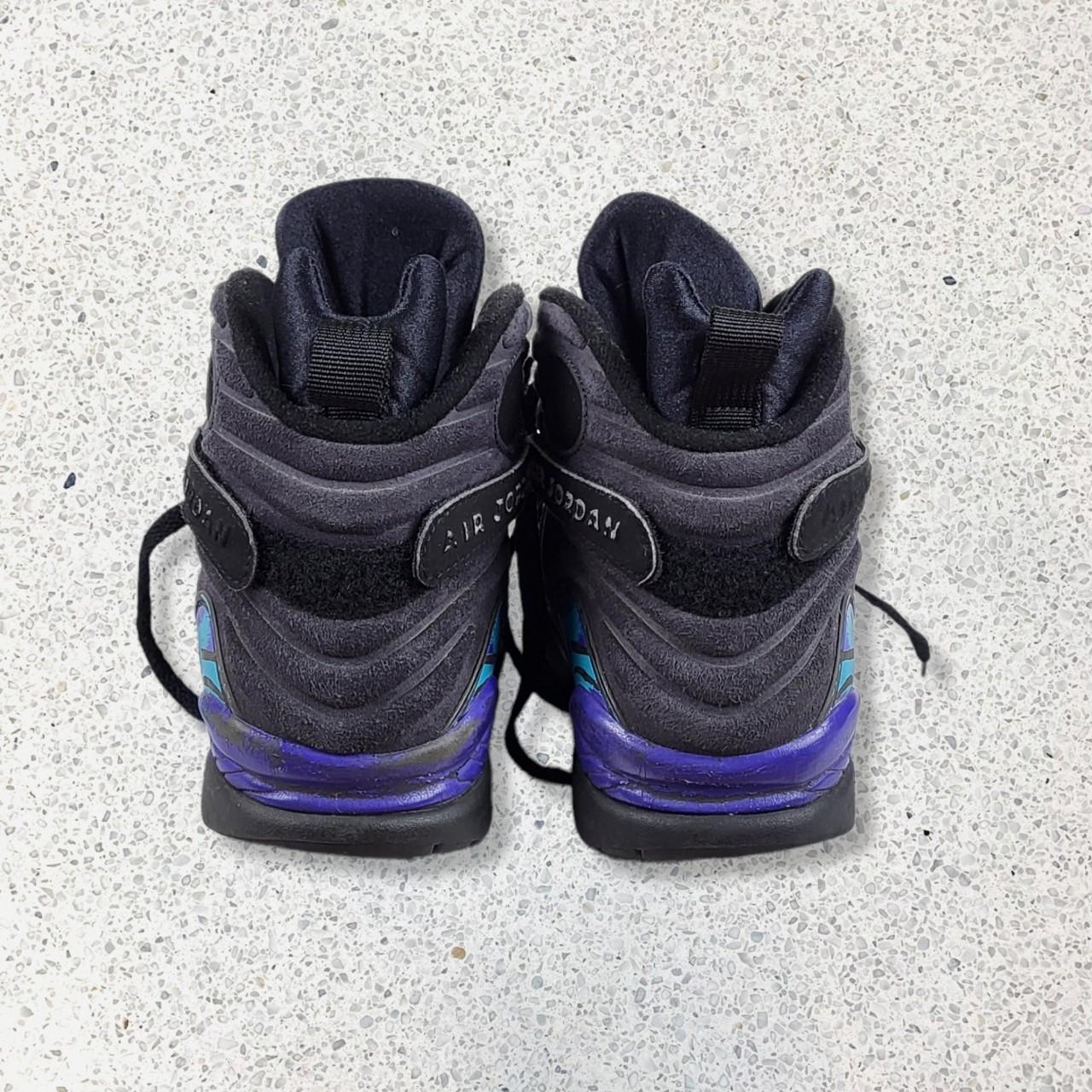 air jordan retro 8 black purple aqua