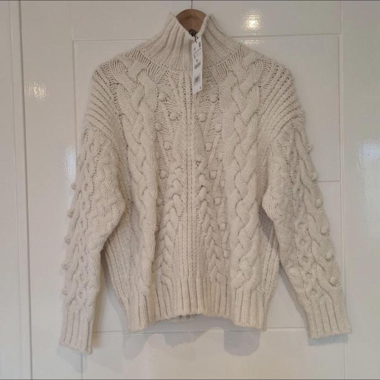 zara aran jumper