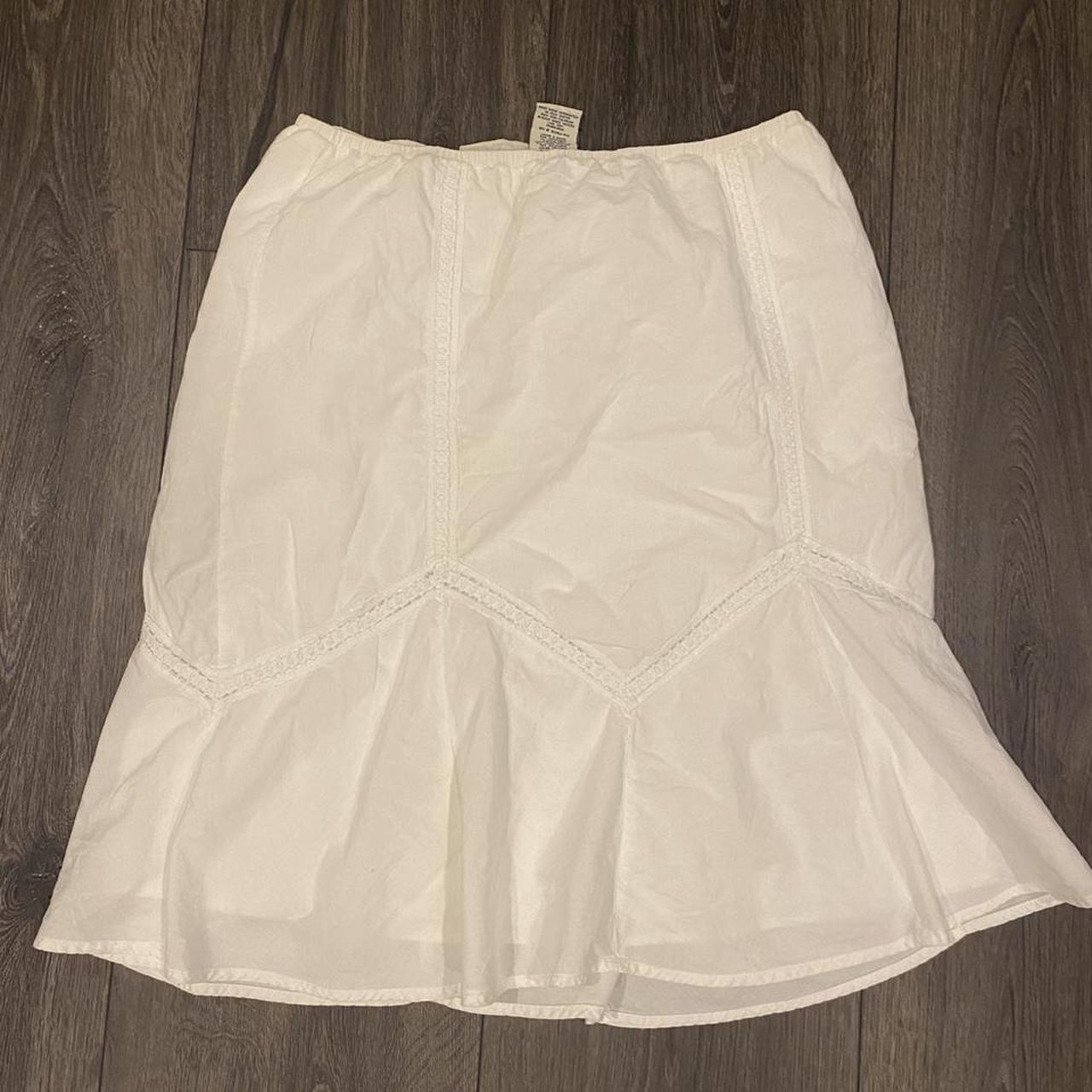 Faded Glory Women's White Skirt | Depop