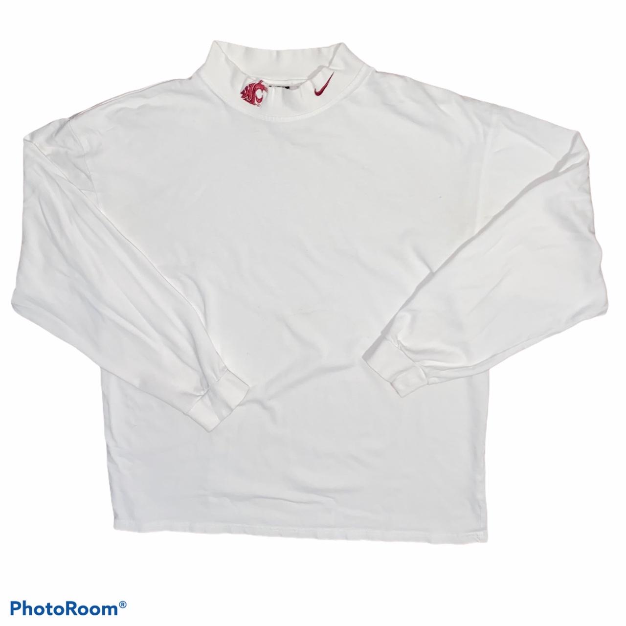 Men's Nike NFL Long Sleeve Mock Neck White Shirt