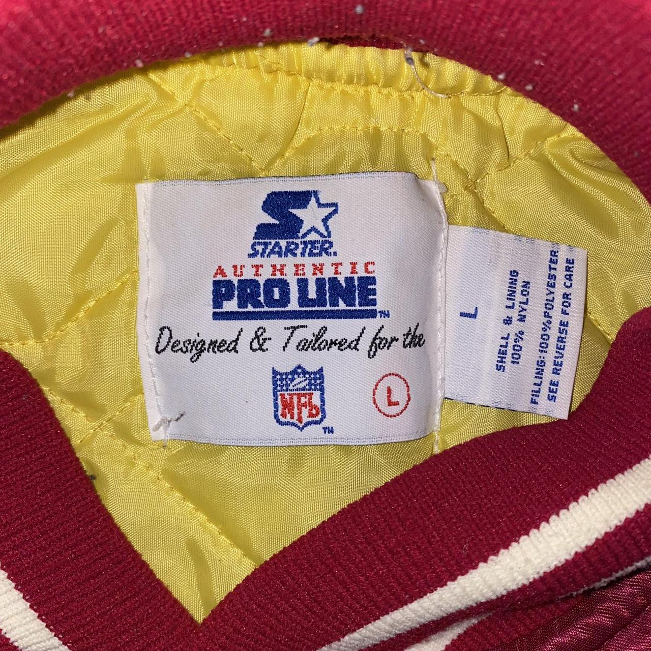 Vintage Washington Redskins Starter Bomber Jacket - Depop