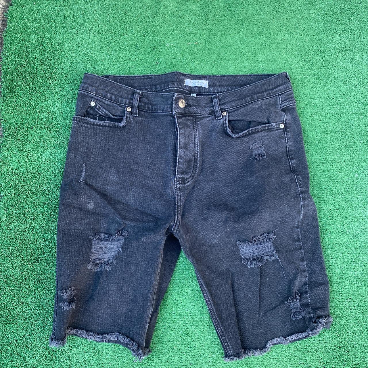 Product Image 1 - Black Bolongaro Jean Shorts/ Size