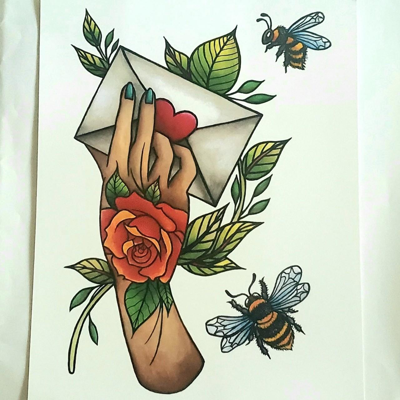 Amax Web Design on Twitter Love letter tattoo by JF Bourbonnais Bait  and Schlang Tattoo Montreal Canada Tattoos httpstcoNsU6VfDs81   Twitter