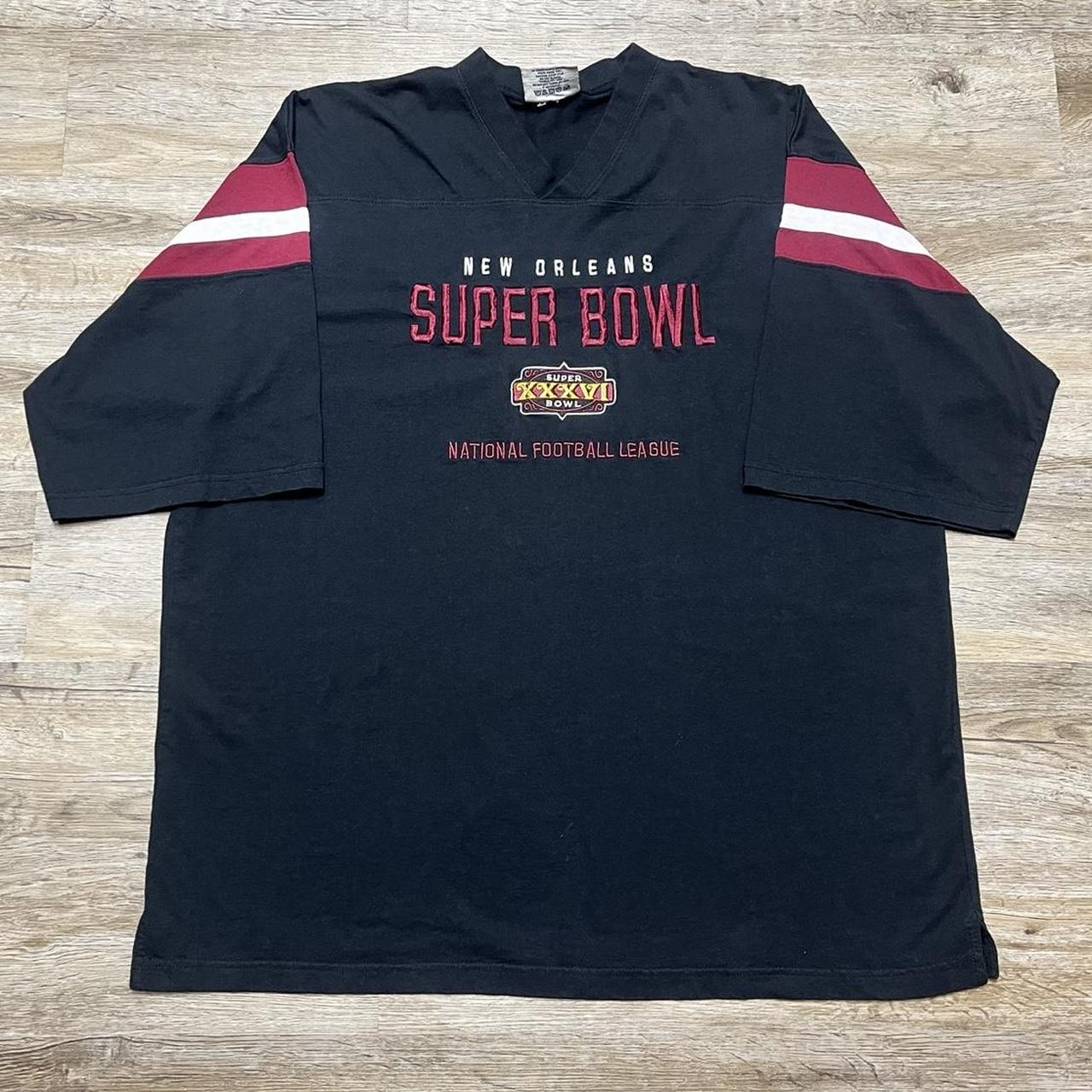 Vintage Super Bowl XXXVI (36) St. Louis Rams and New - Depop