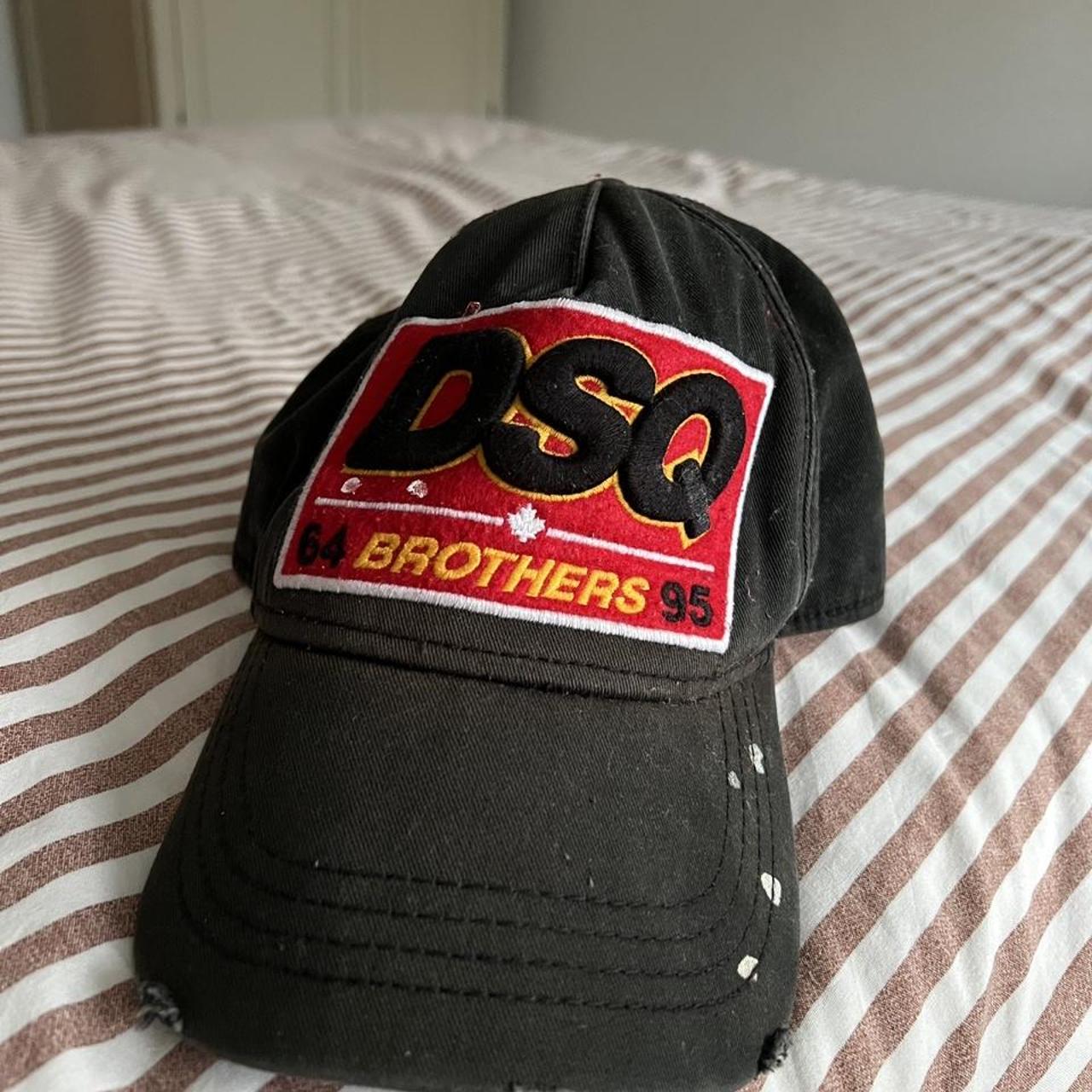 DSQUARED2 DSQ 64 BROTHERS 95 CAP Black Red Sold Out. Depop