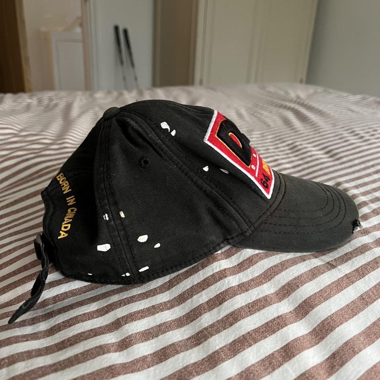 DSQUARED2 DSQ 64 BROTHERS 95 CAP Black/Red Sold Out | Depop