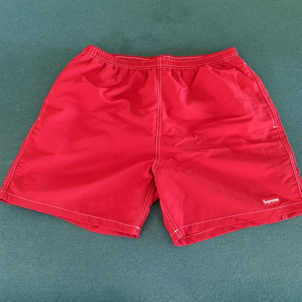 Water Shorts Supreme Board Shorts Swim Shorts Supreme Shorts Red