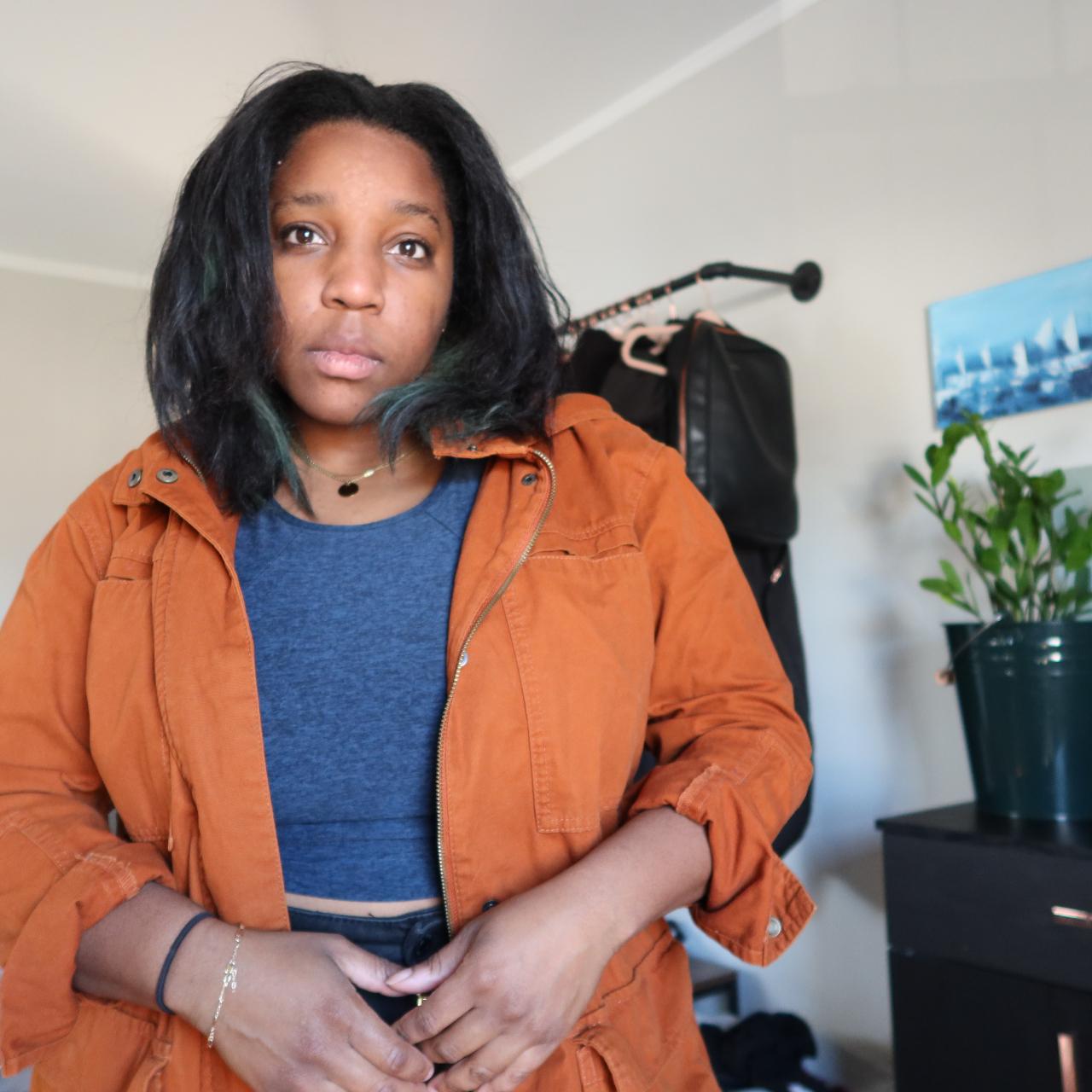 Anorak jacket in burnt orange. This jacket has... Depop