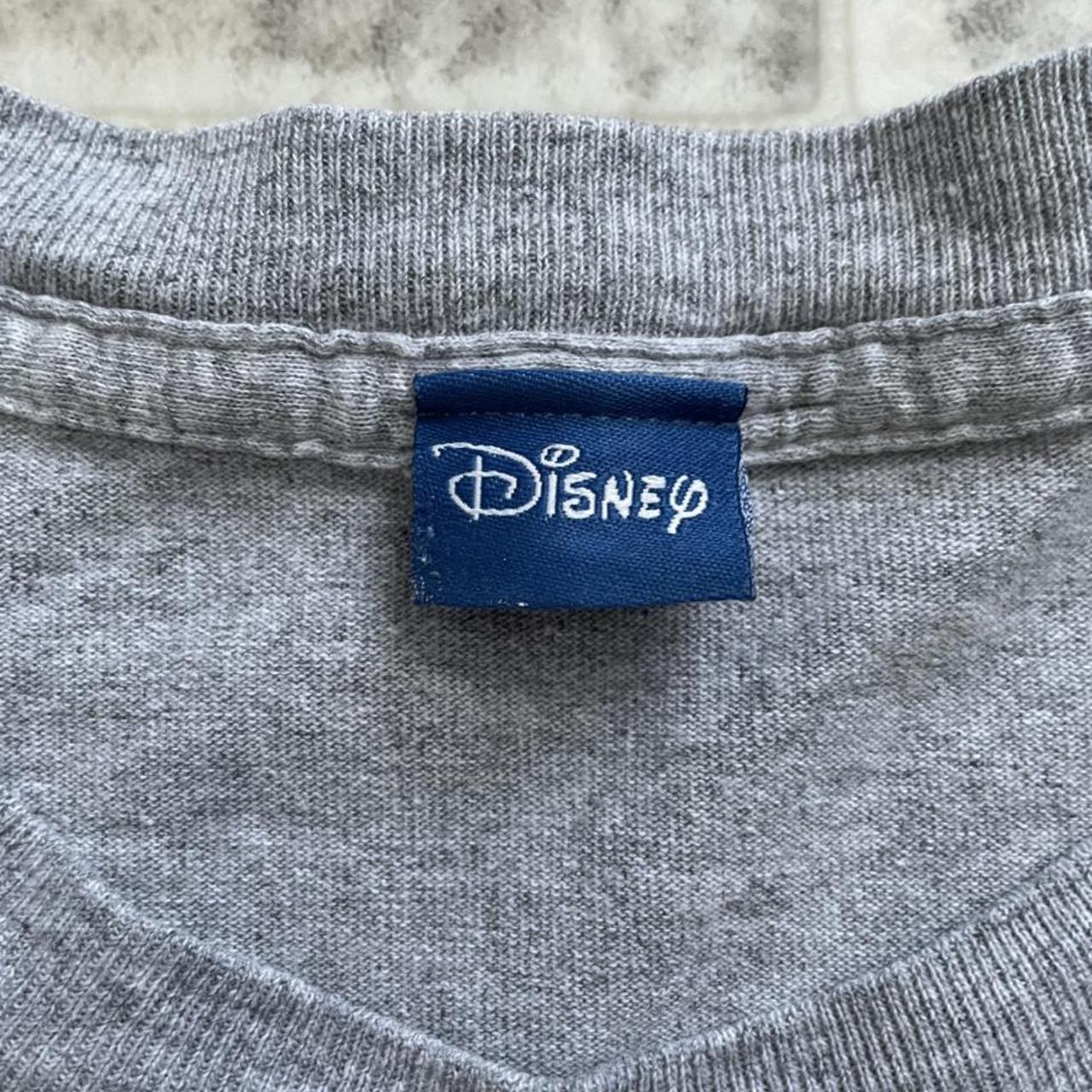 Disney Men's Grey and Black T-shirt | Depop