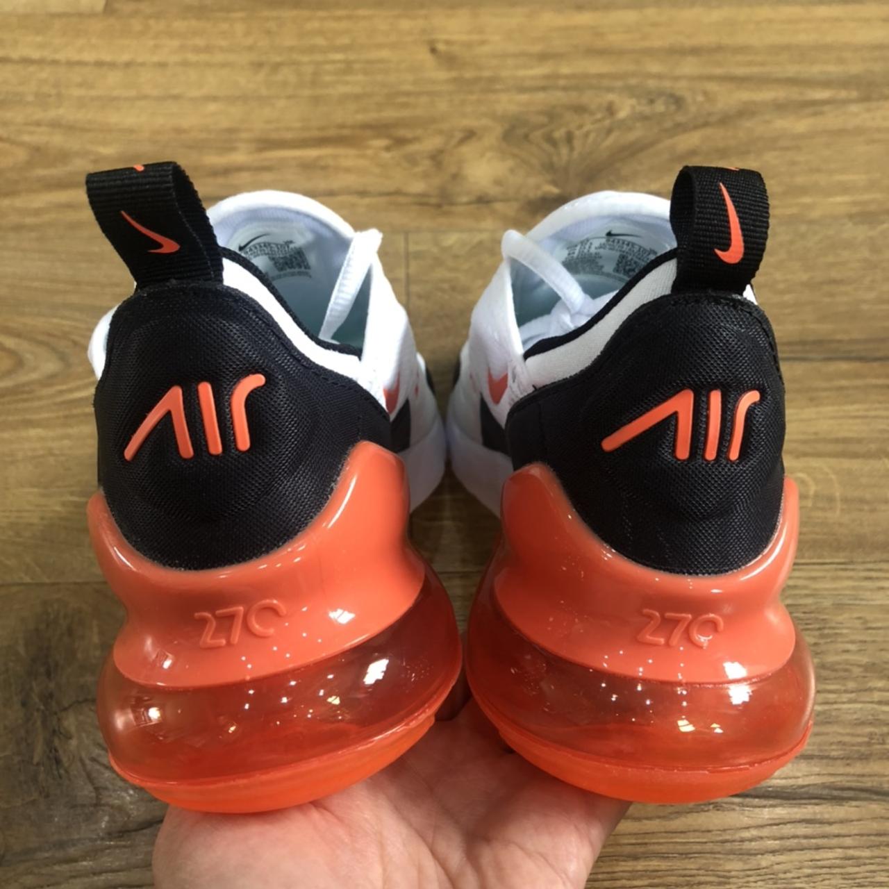 Air max 270 clearance (gs) white/safety orange/black/total orange