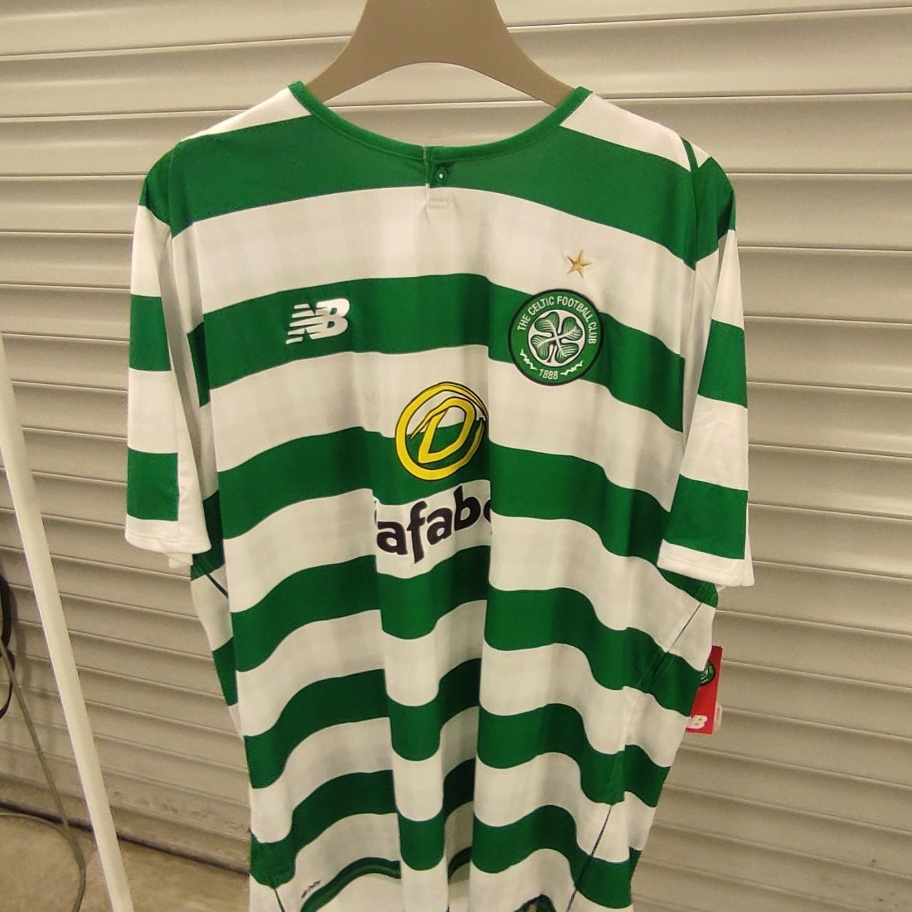 Men's Football T-Shirt Jersey New Balance Celtic Size XL