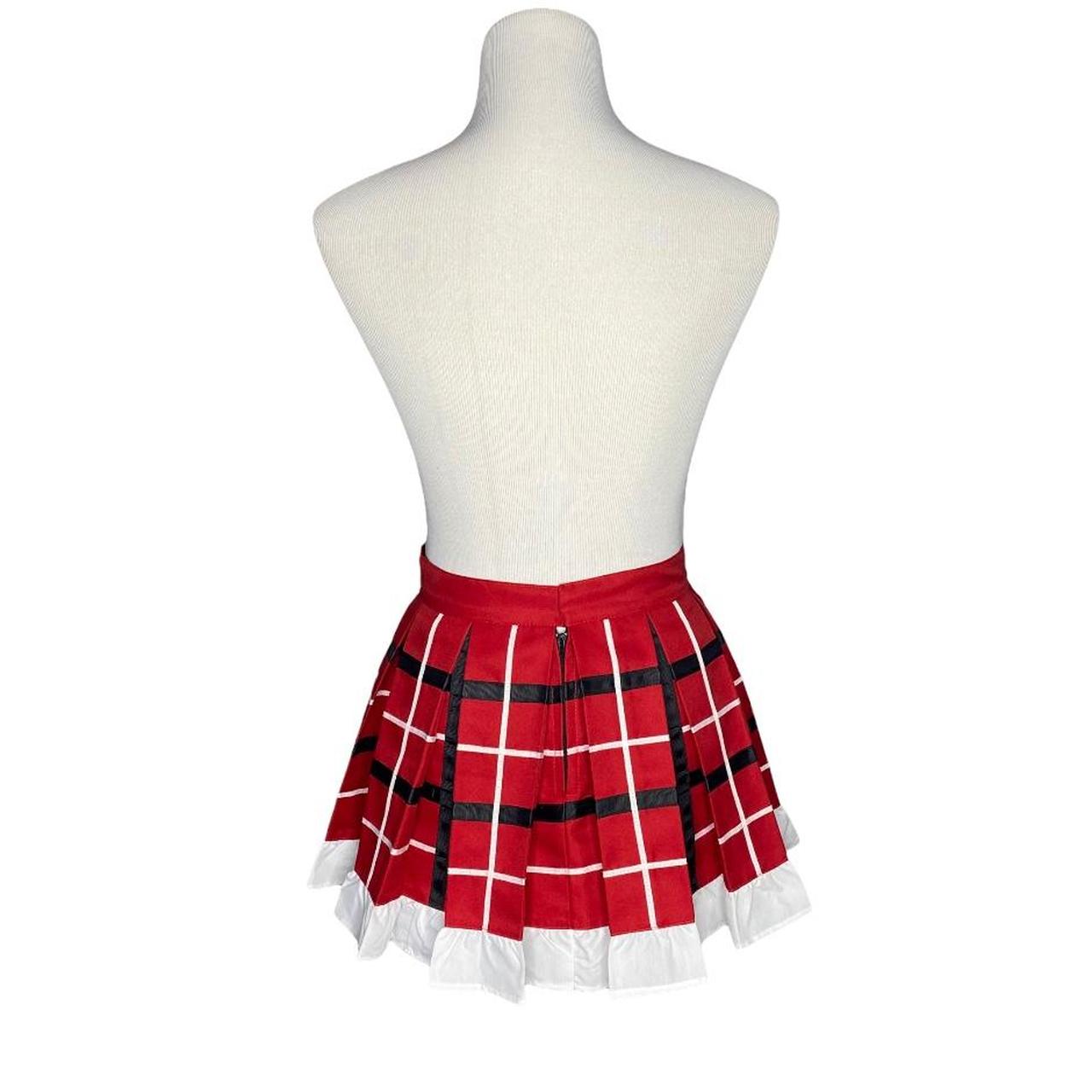 Product Image 2 - Handmade Pleated Mini Skirt Red,