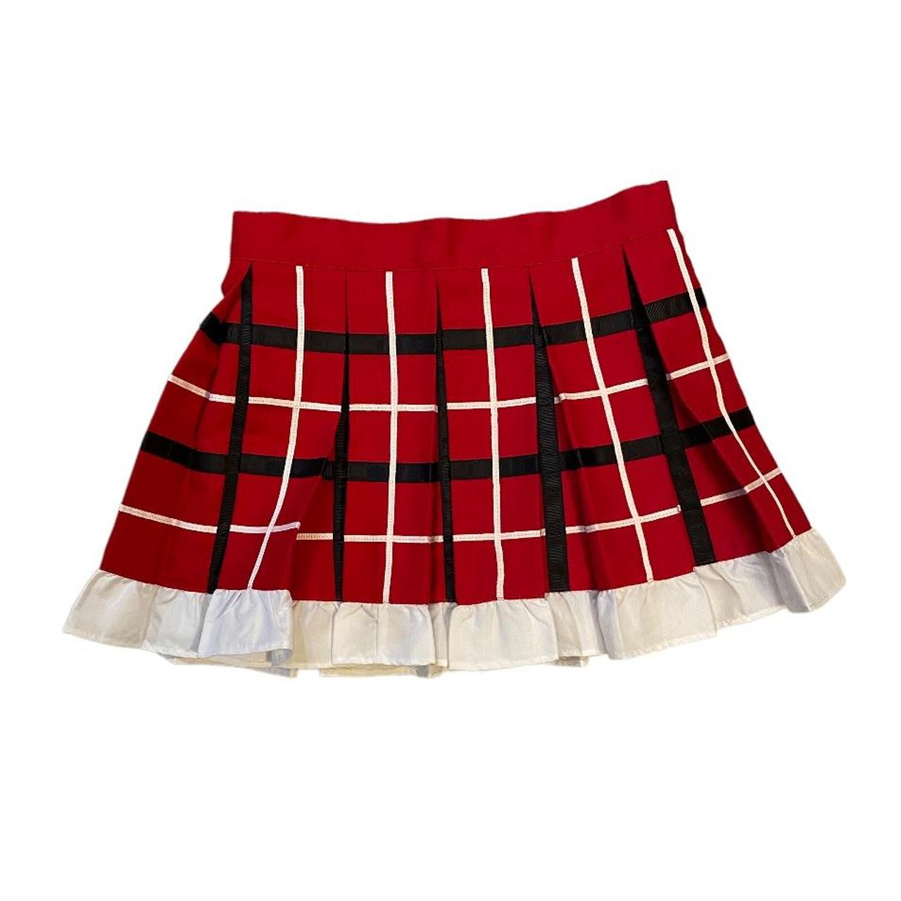Product Image 3 - Handmade Pleated Mini Skirt Red,