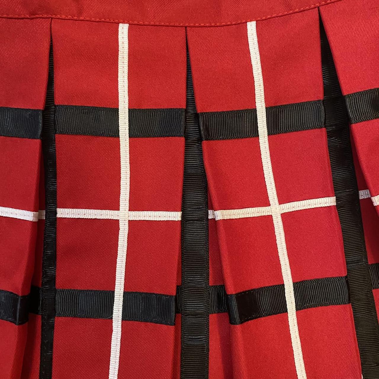 Product Image 4 - Handmade Pleated Mini Skirt Red,