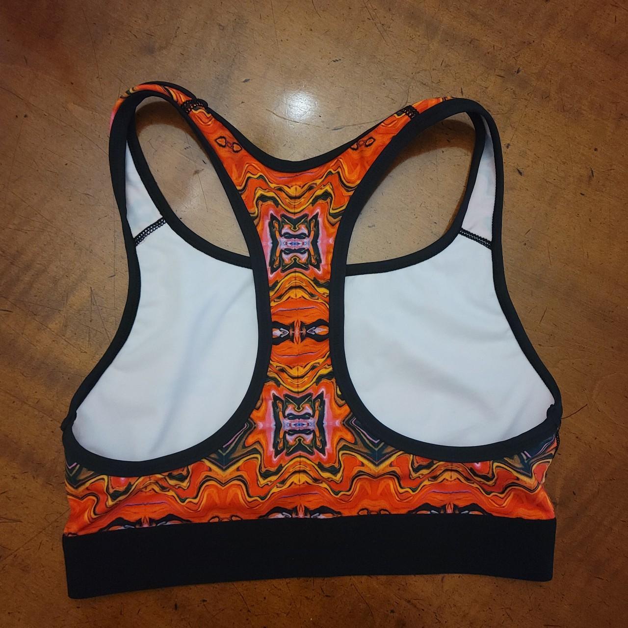 X BY GOTTEX Active Racerback Cutout Sports Bra - Depop