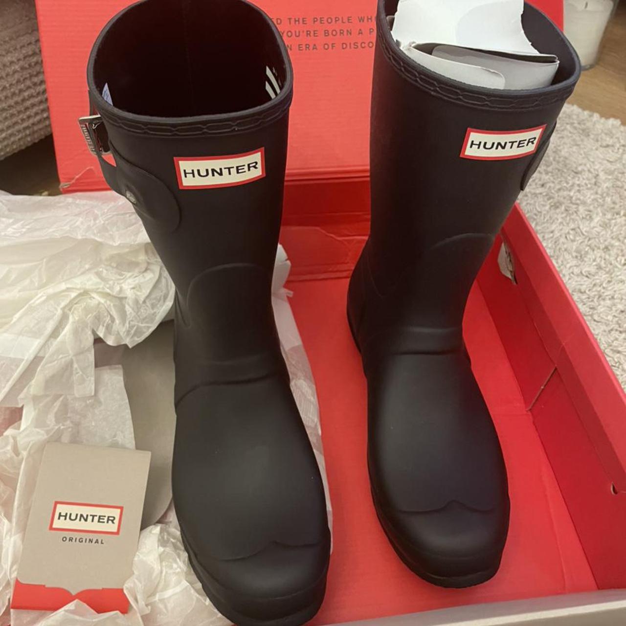 short hunter wellies size 9