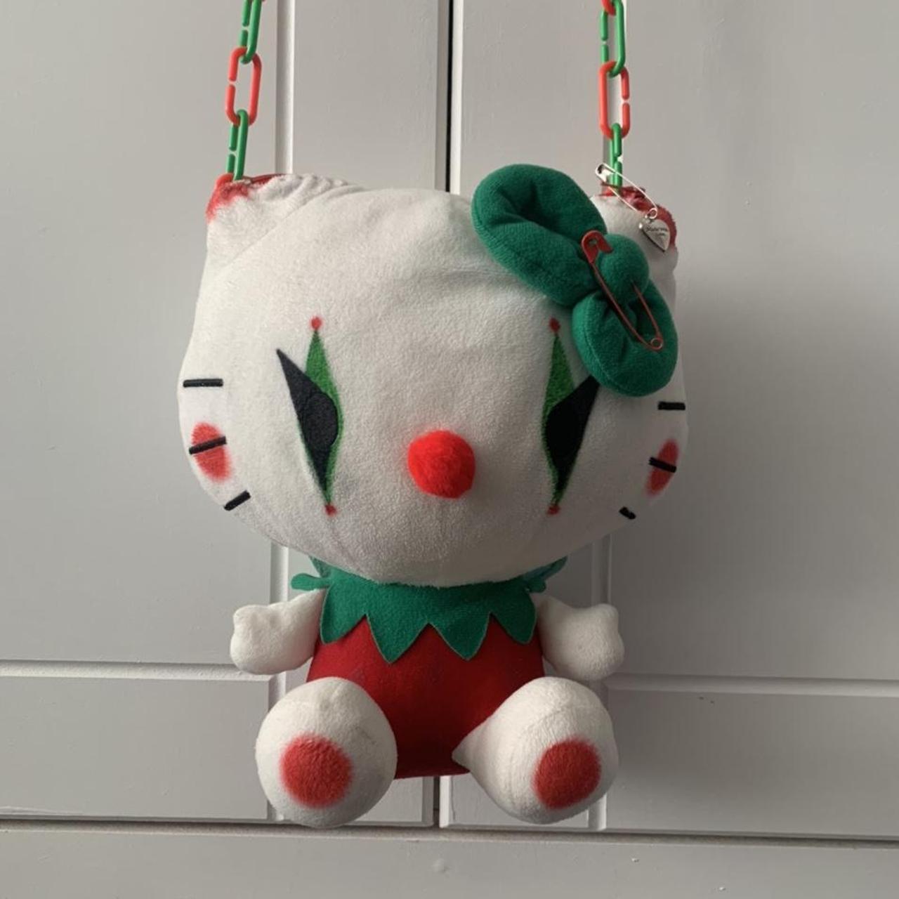 hello kitty clown plush