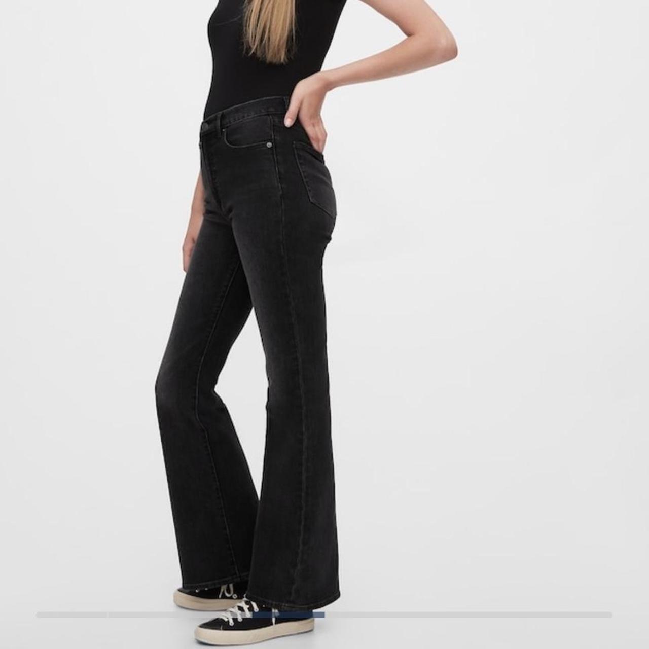 high rise flare jeans with secret smoothing pockets