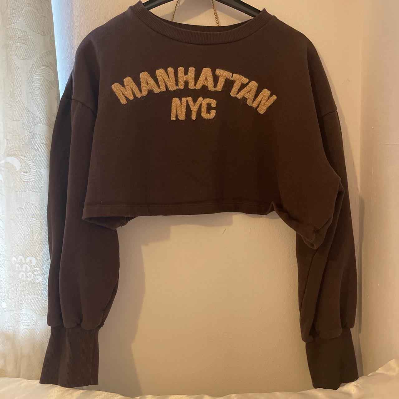 Zara best sale manhattan sweatshirt