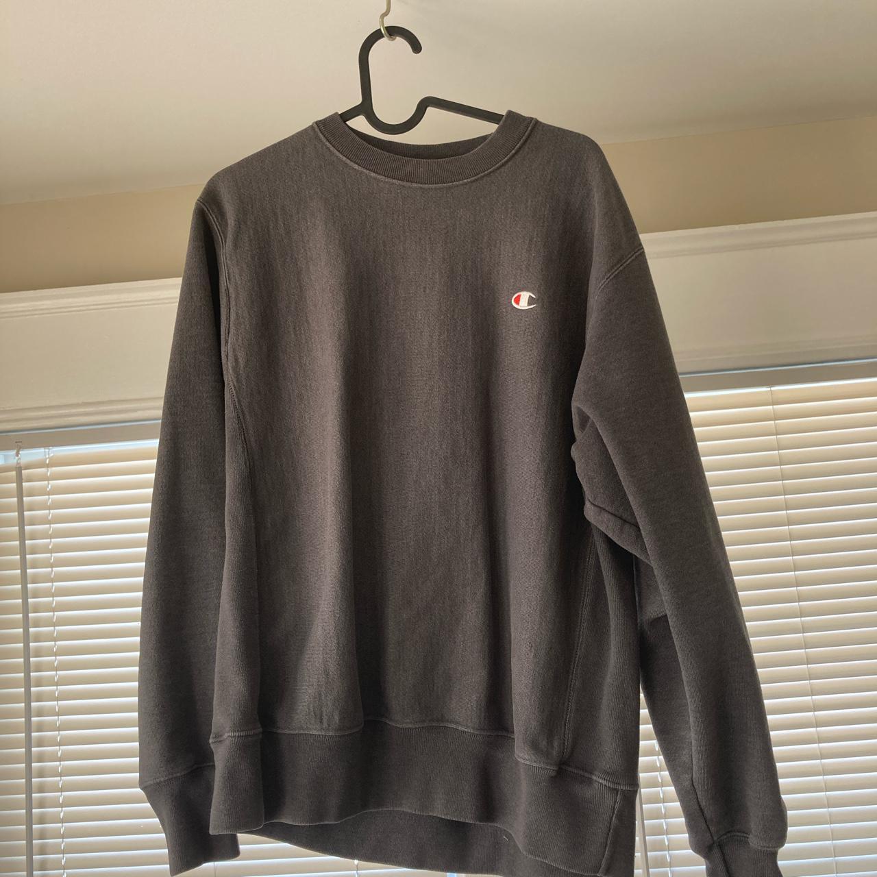 dark grey champion crewneck