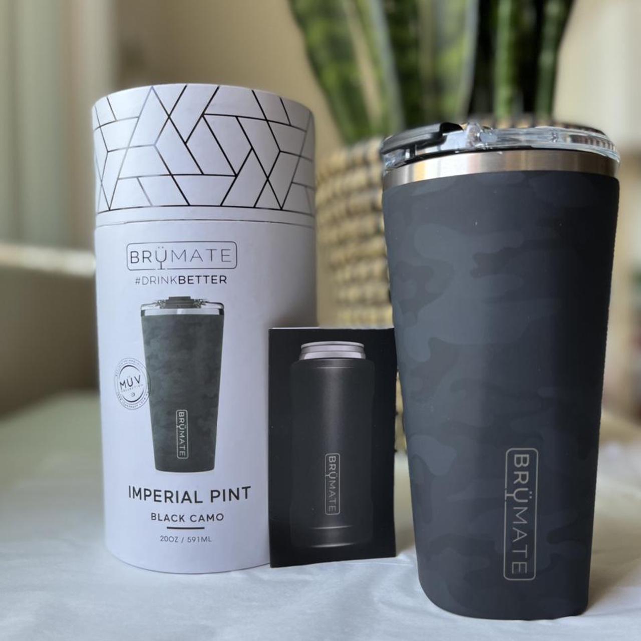 BruMate Black Imperial Pint 20 oz Tumbler