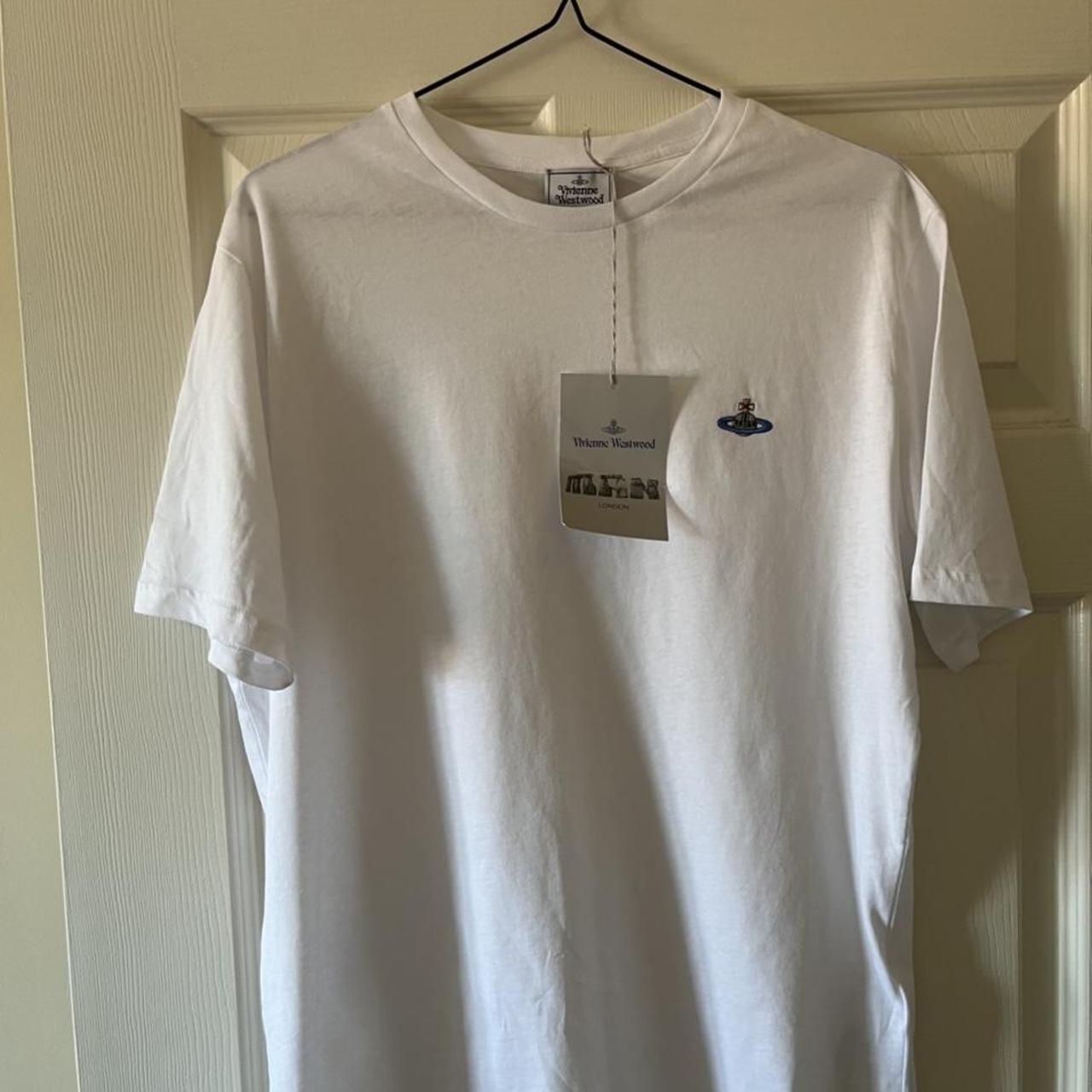 Vivienne Westwood Mens White T Shirt Depop