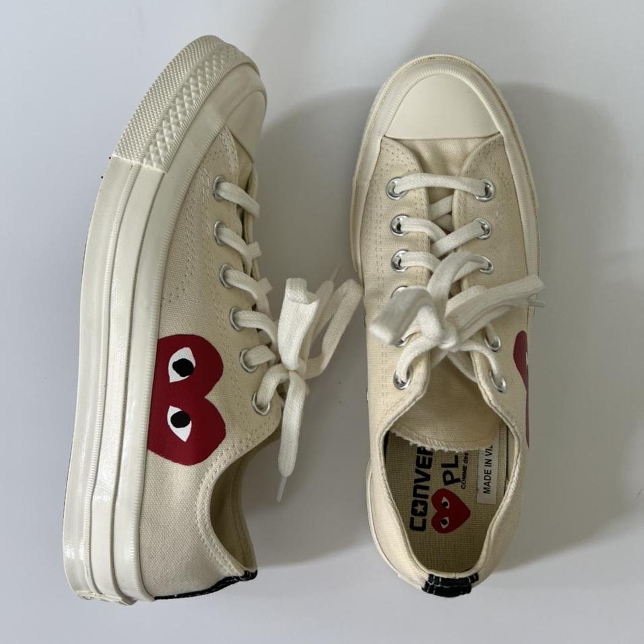 Comme des garcons converse depop best sale