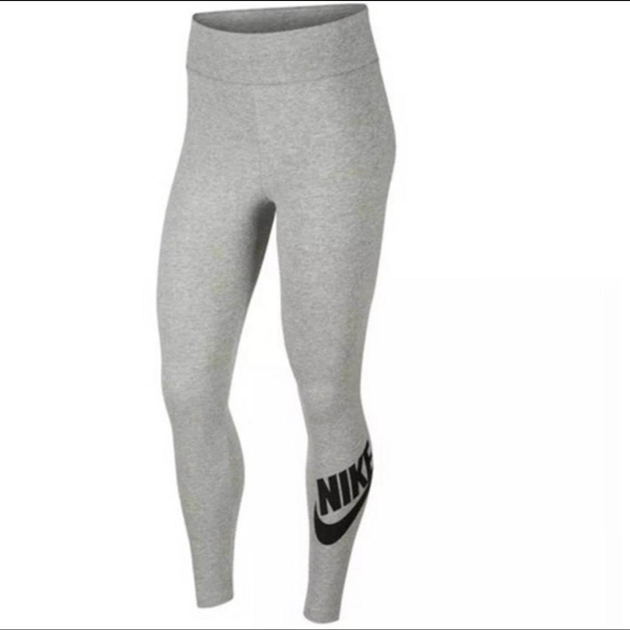 Nike Training Dri-FIT Essentials leggings in gray heather | ASOS