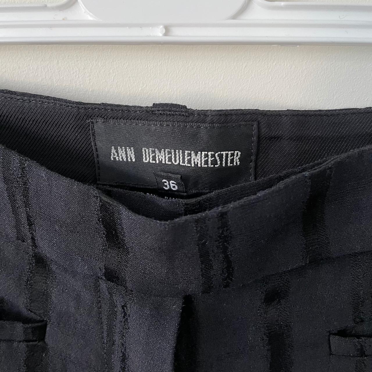 Ann Demeulemeester Cropped Jacquard Pants With Depop 7753