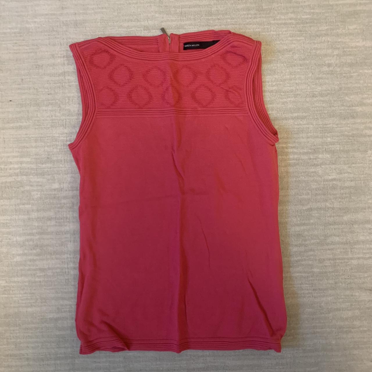 Karen Millen Women's Pink Vest