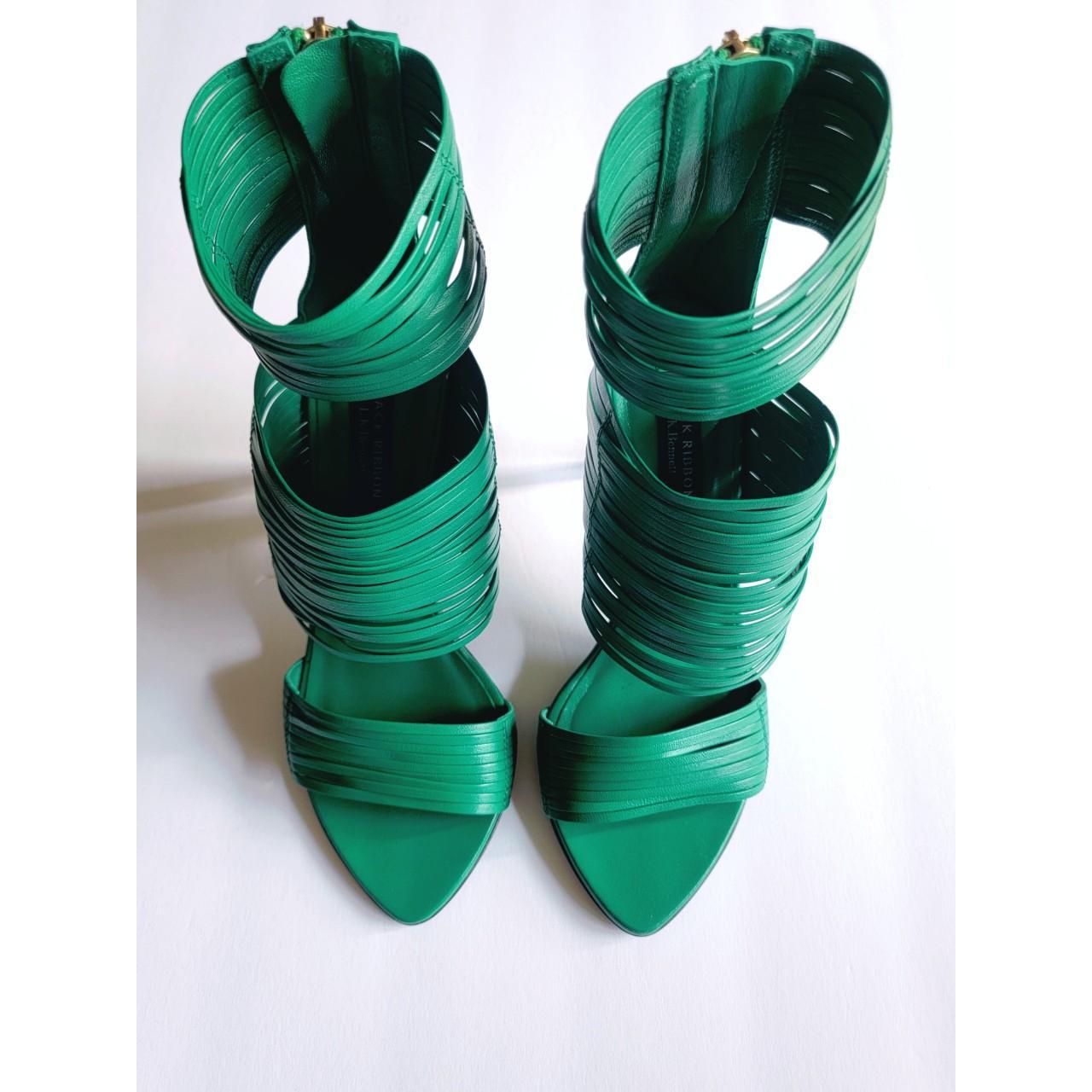 Product Image 1 - LK Bennett green strappy heels