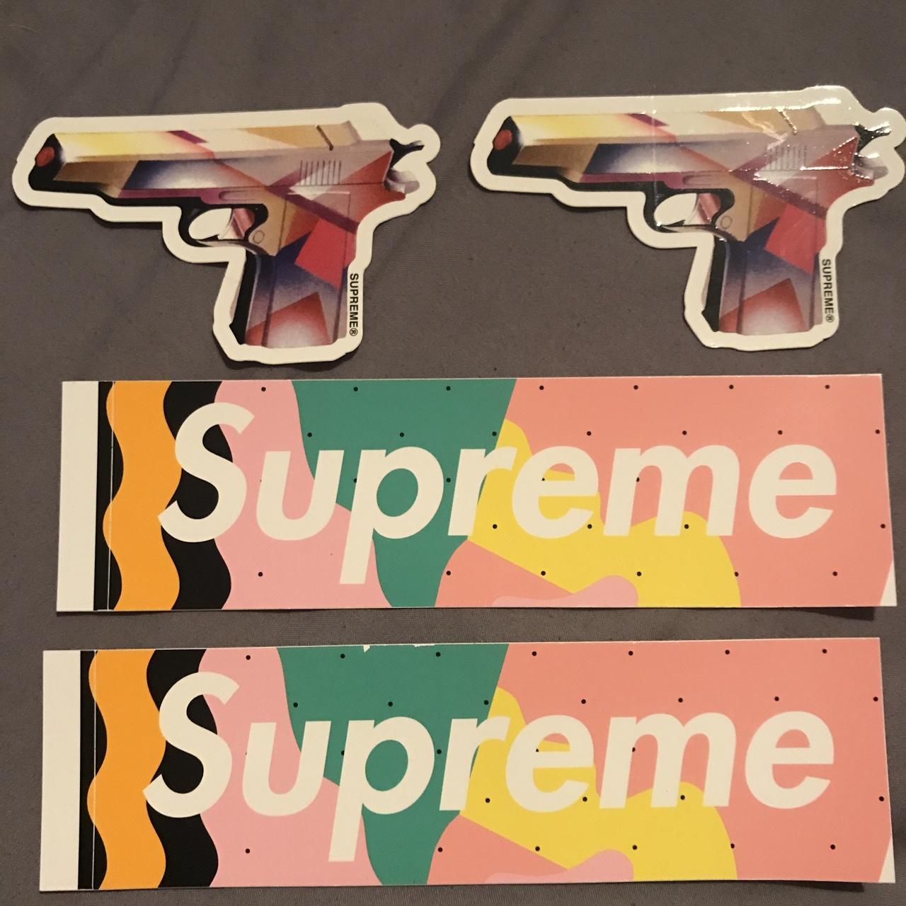 supreme box logo mendini sticker set. price is for...