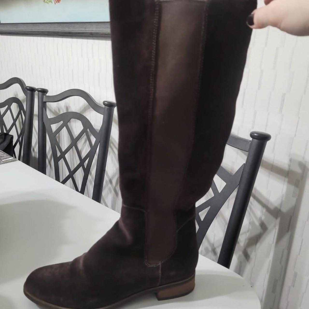 cole haan black boots womens