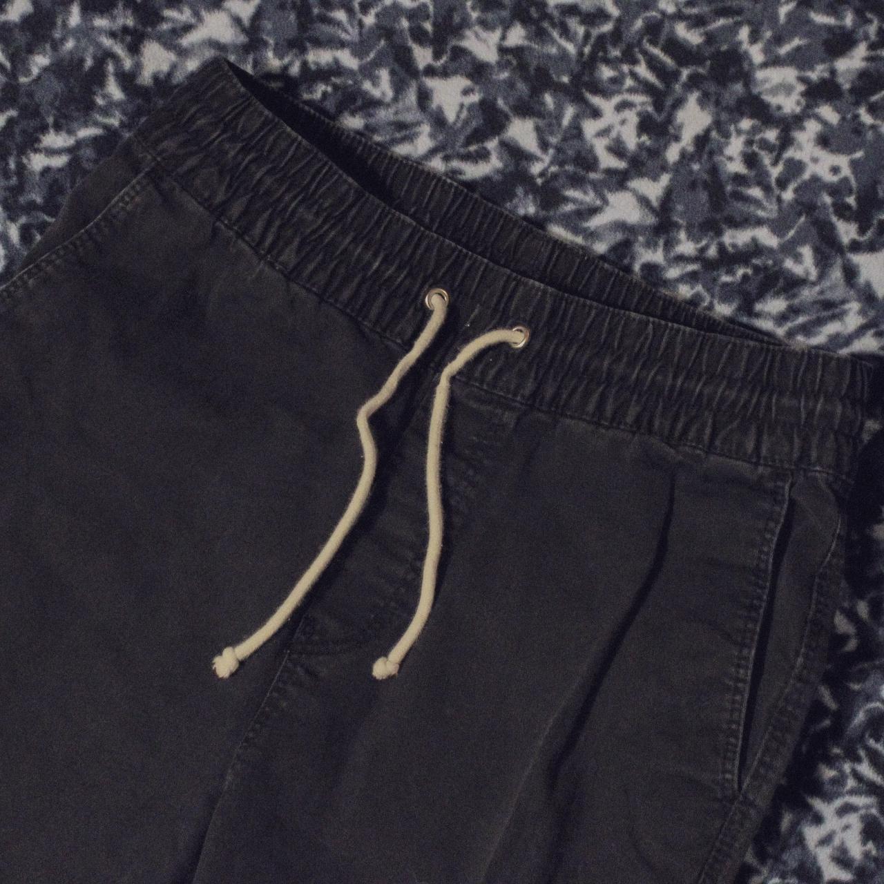 Cotton twill joggers on sale zipper