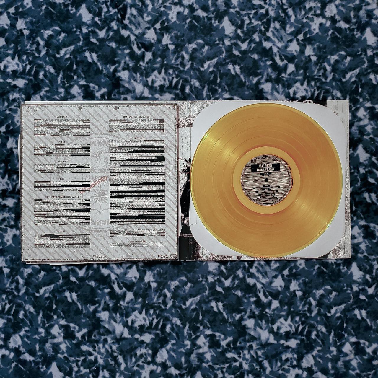 A$AP Rocky - LONG.LIVE.A$AP (2013) Orange/Gold | Depop