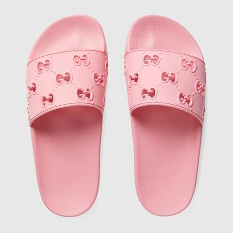 pink gucci slides mens