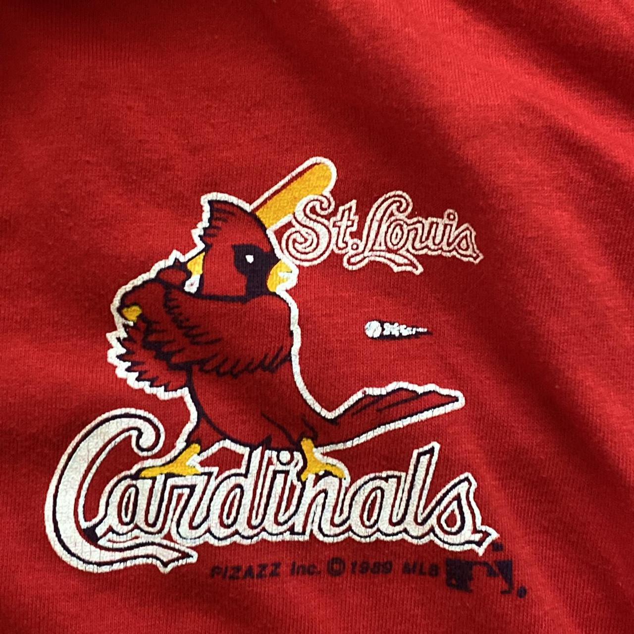 Men's Red St. Louis Cardinals Team Logo Polo