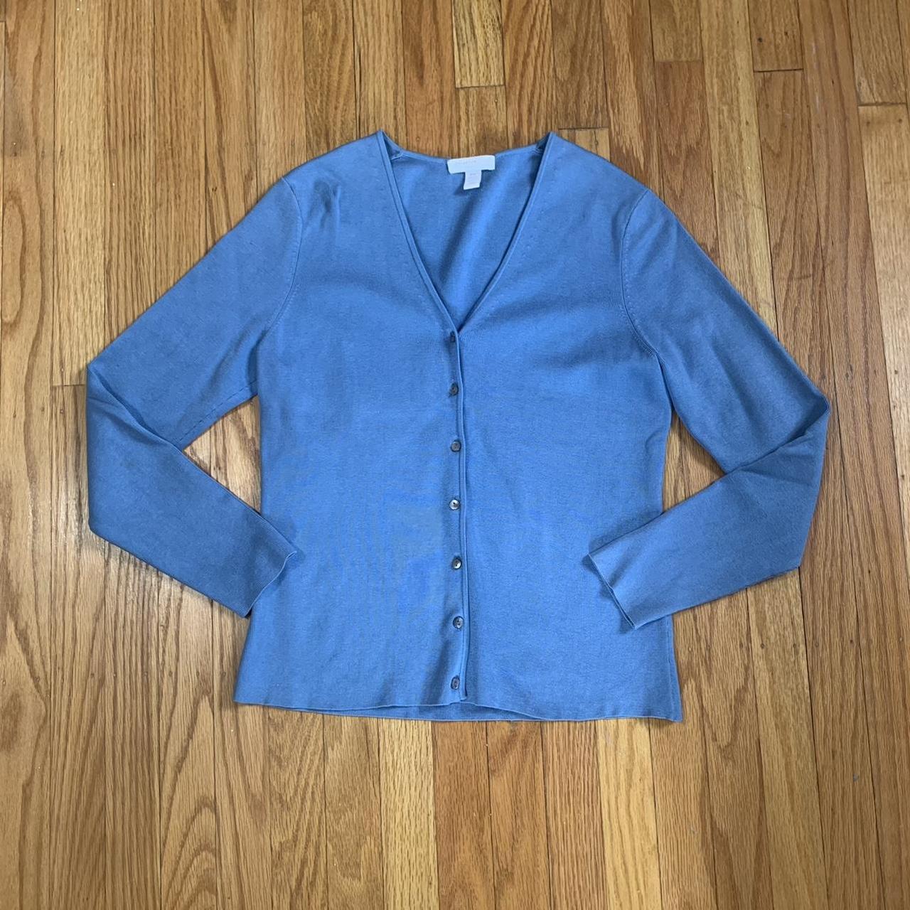 Charter Club Cardigan Beautiful cornflower blue... - Depop