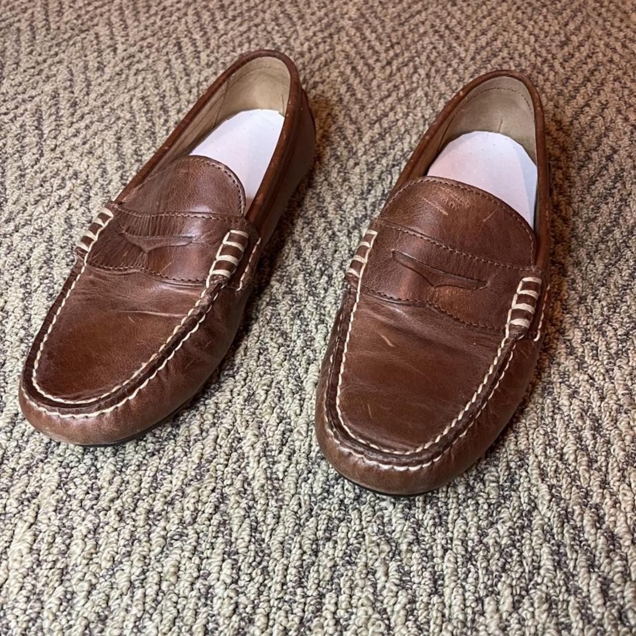 Polo Ralph Lauren loafers size 8.5 only worn a few... - Depop