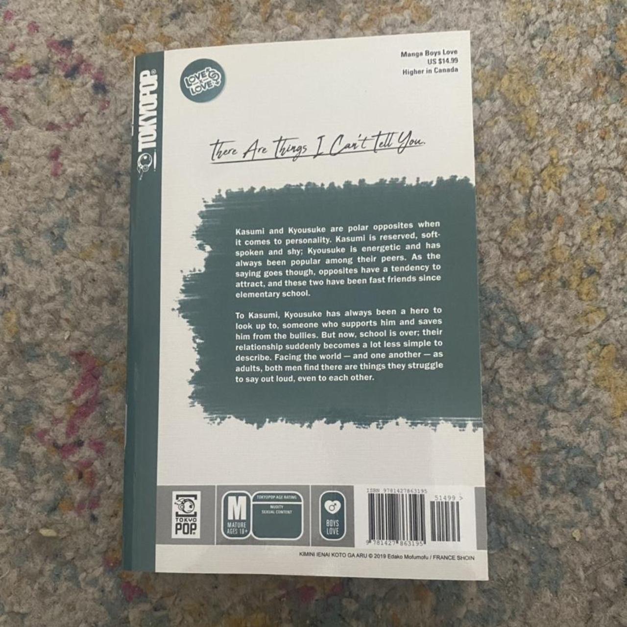There Are Things I Can't Tell You Vol 1 Manga! #BL... - Depop - There Are Things I Cant Tell You