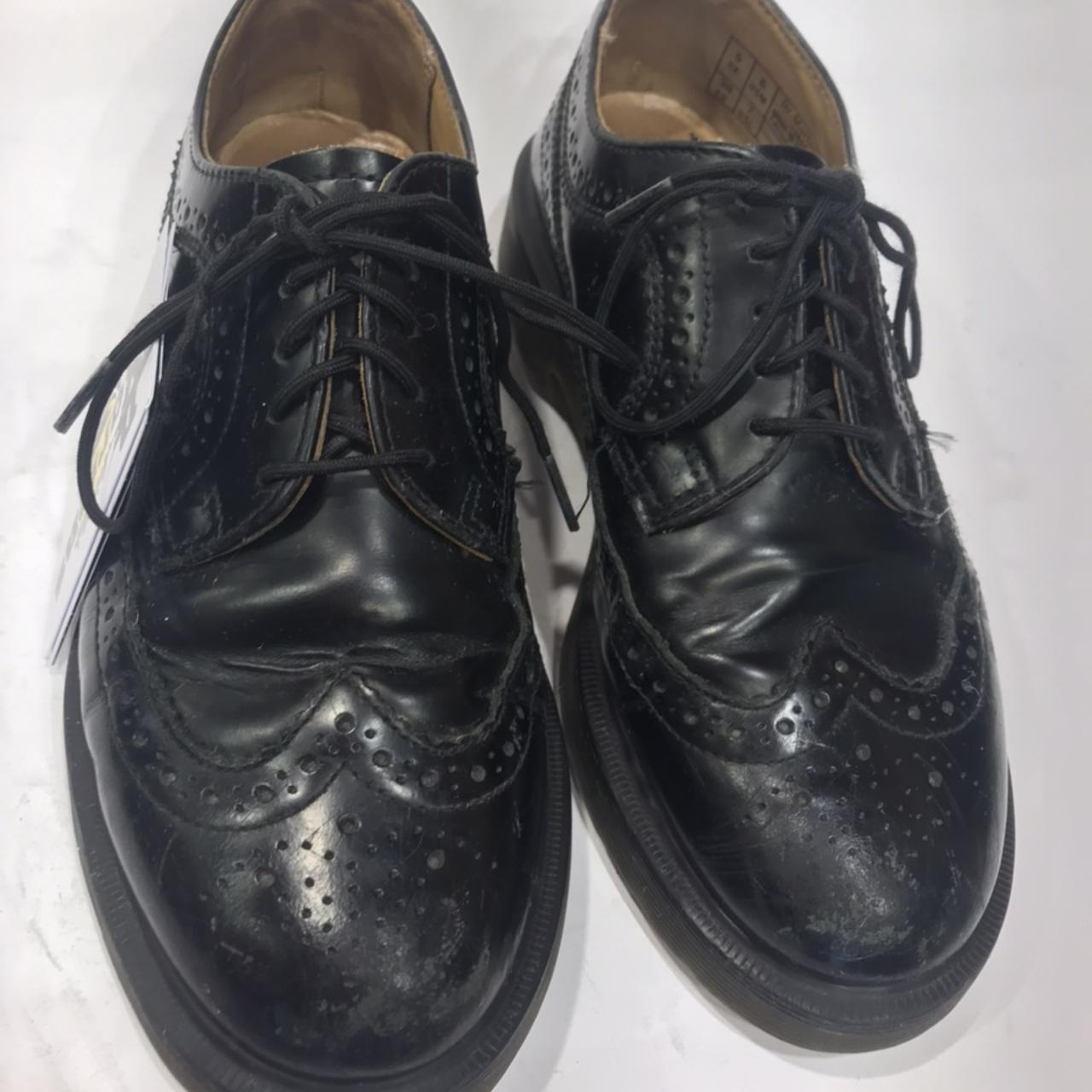 Dr. Martens Women's Black and Silver | Depop