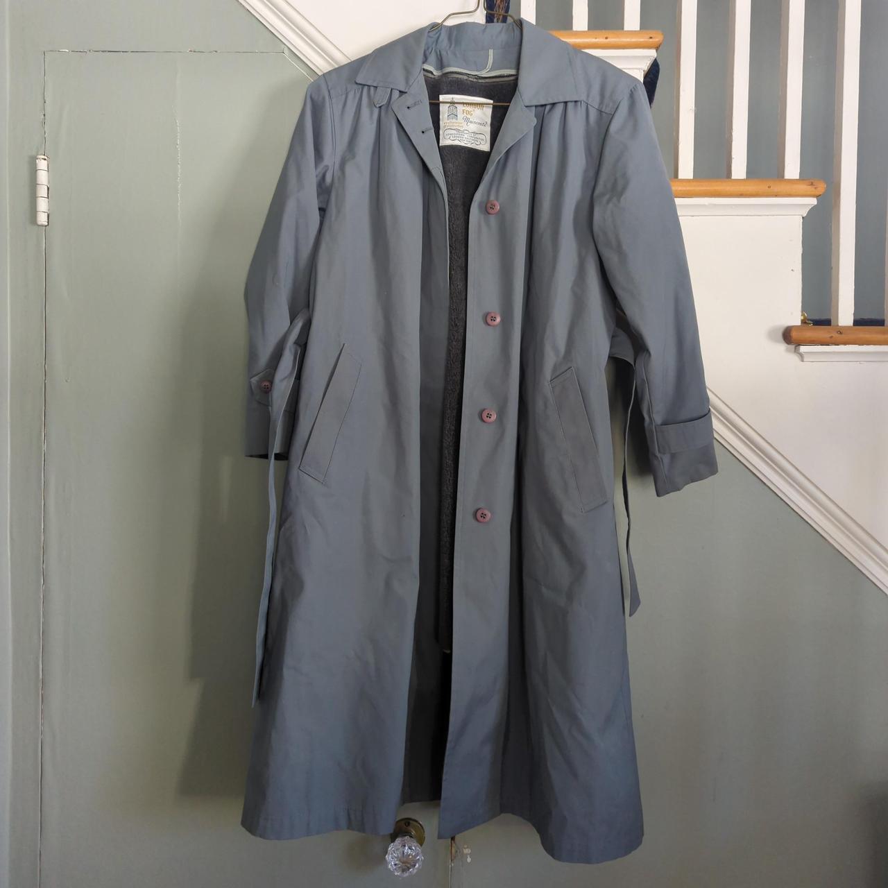 London fog raincoat with clearance removable liner