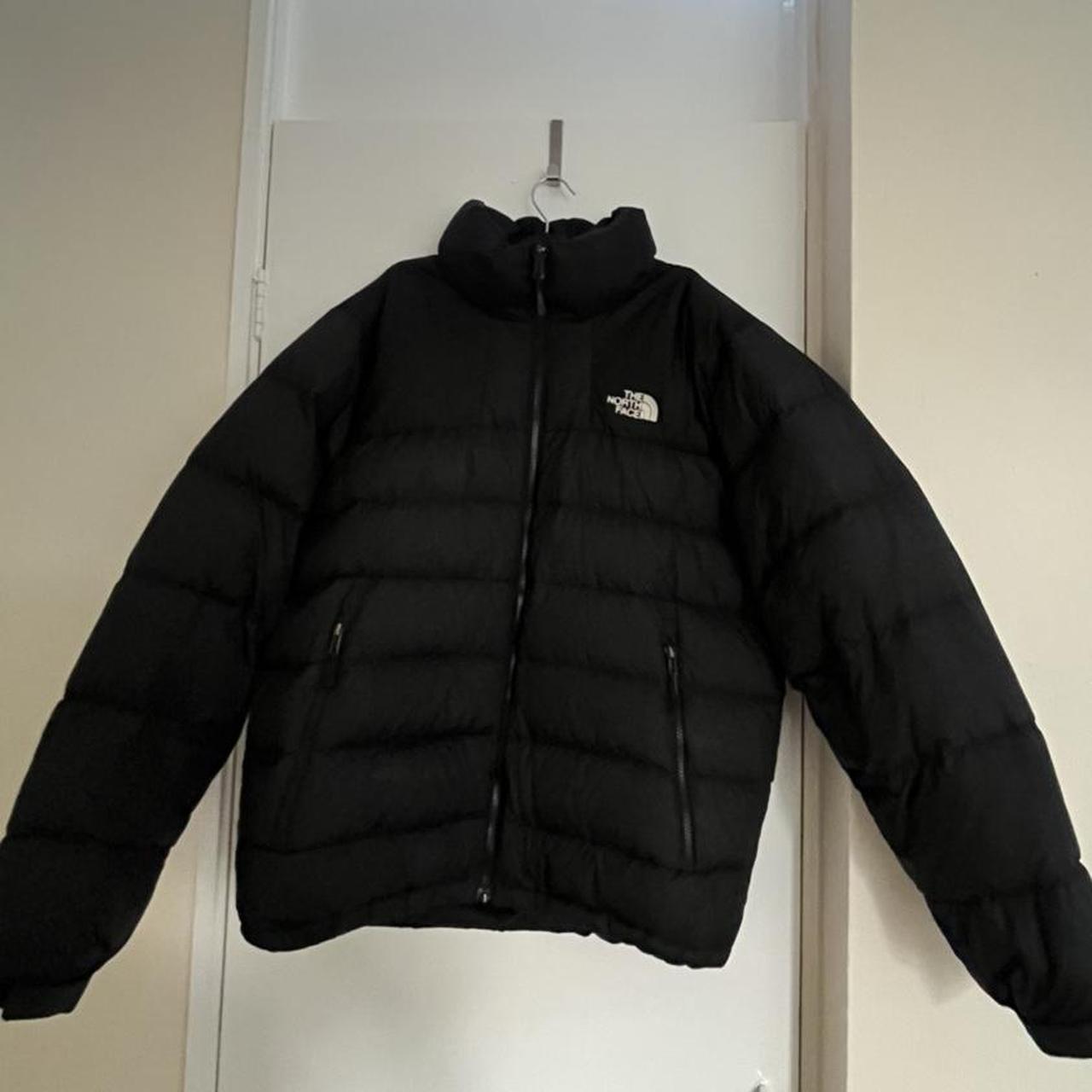 Black north face 700 puffer jacket Fairly new Size... - Depop