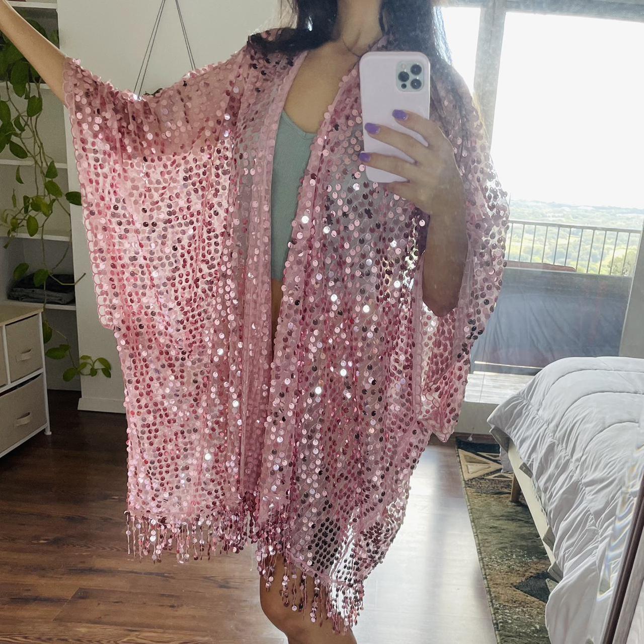 Dolls Kill Women's Pink Coverups Depop