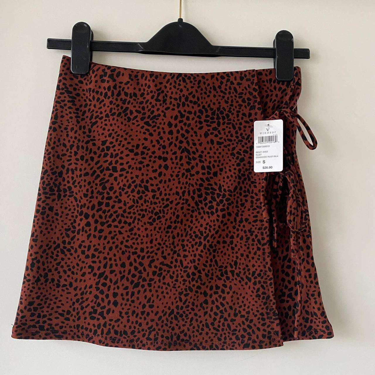 windsor cheetah skirt