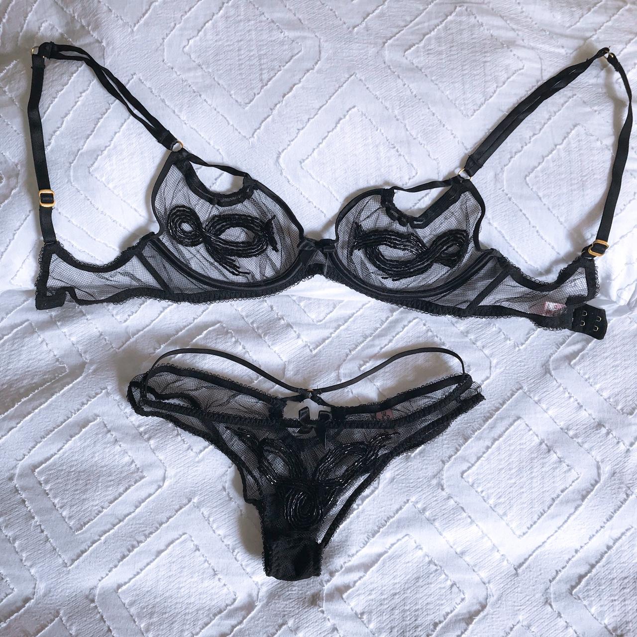 AGENT PROVOCATEUR BEADED DI DI 2 piece set BRA Depop