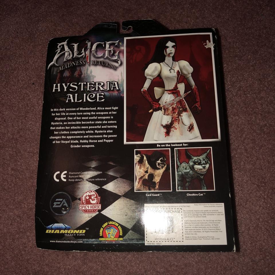 Alice Madness Returns Hysteria Alice Rare Collectible Figure New HTF Rare