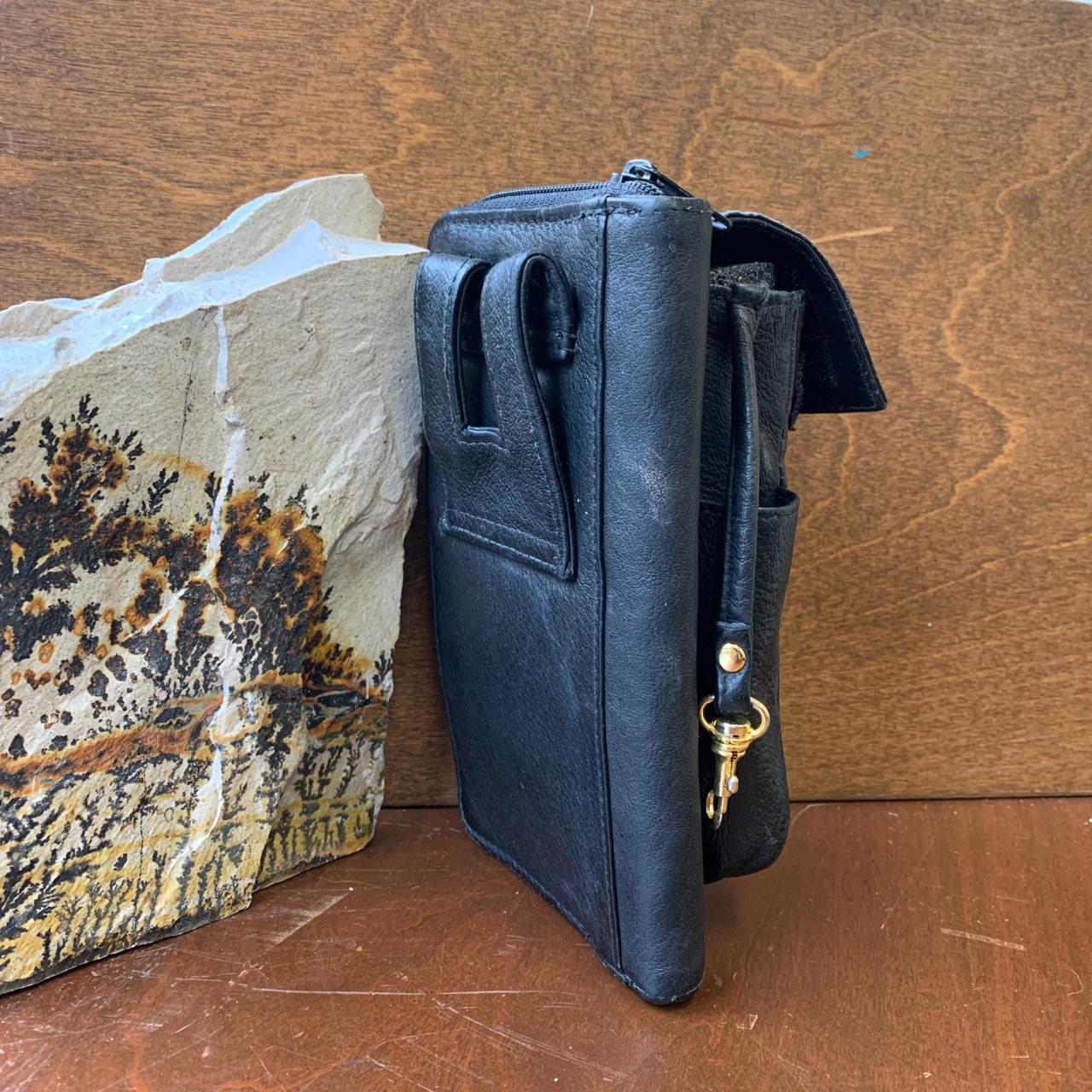 Wilson leather wallet purse 90s, grained