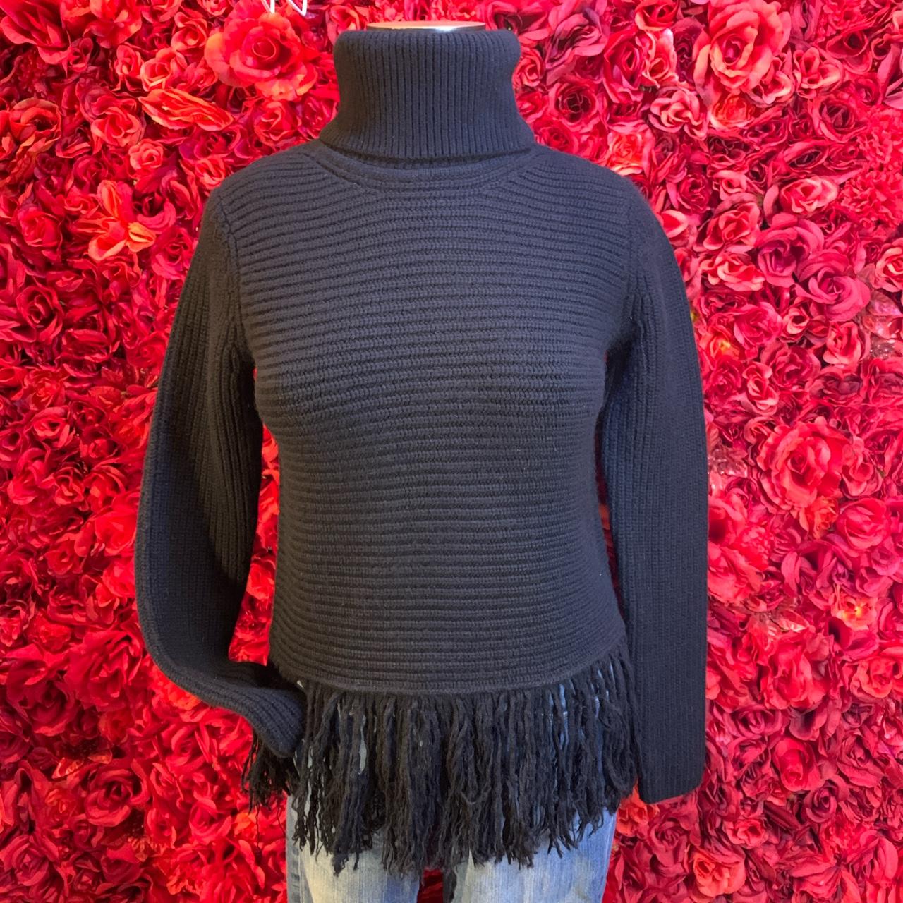 Michael kors fringe sweater best sale